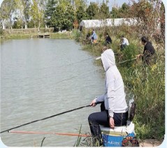 上海自動化儀表七廠工會利用雙休日組織員工垂釣和撲克比賽