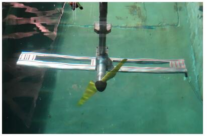 圖：潮汐渦輪試驗臺使用潛水式稱重傳感器測量最先進(jìn)的試驗罐中的扭矩和推力