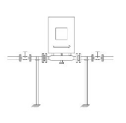 倒置安裝，中/大型科里奧利質(zhì)量流量計